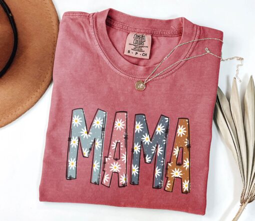 vintage floral mama t shirt for strong women graphic tee best mom ever shirt cute mothers day gift j8pwf scaled