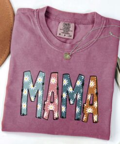 vintage floral mama t shirt for strong women graphic tee best mom ever shirt cute mothers day gift o6fsq