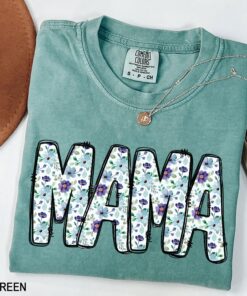 vintage floral mama t shirt for strong women graphic tee cute mom life shirt perfect for mothers day gifts drk54