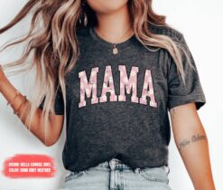 vintage floral mama t shirt for women strong mom life graphic tee best mothers day shirt cute mom t shirt cmfpm