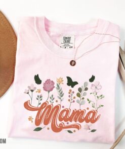 vintage floral mama t shirt for women strong woman shirt cute mom life tee mothers day gift graphic tee xwozy