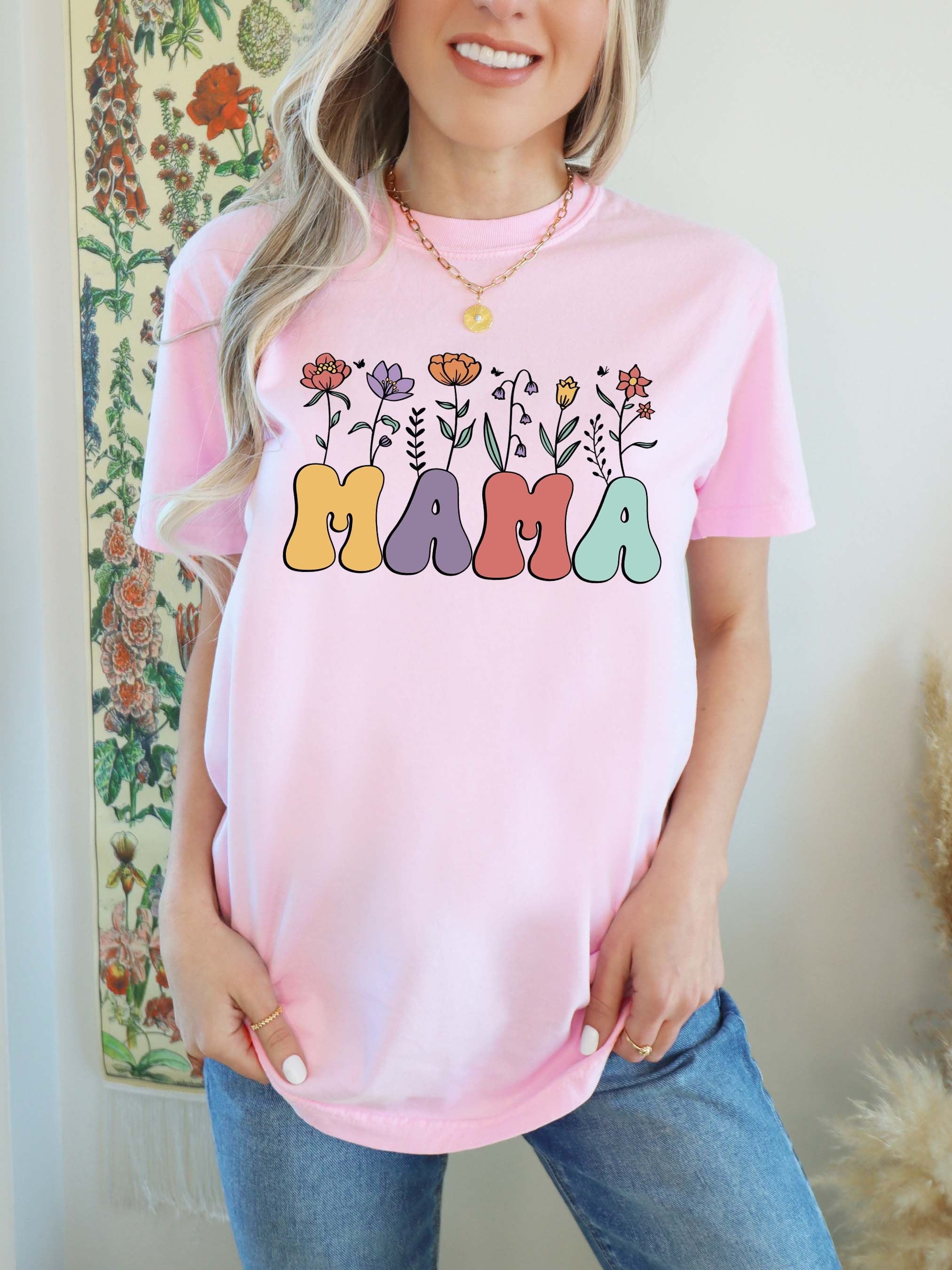 vintage floral mom shirt for plant mama cute mom life t shirt perfect gift for mothers day and moms everywhere jkct9 scaled