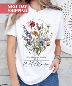 vintage floral mom shirt wildflower botanical t shirt for nature lovers boho style perfect for mothers day gifts 3bxr0