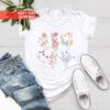 vintage floral watercolor shirt with wildflowers botanical print for mothers day and everyday wear yfnyt