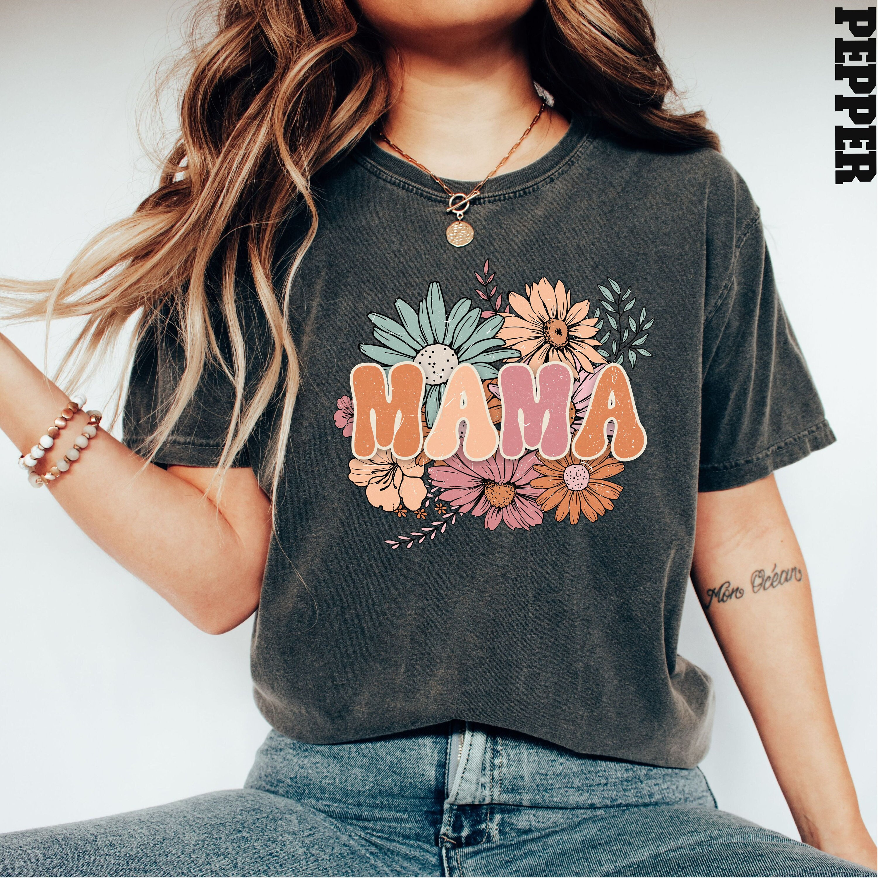 vintage flower mom shirt for mothers day cute mom life tee best mom ever gift for flower lovers and new moms q4zpq