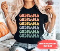 vintage godmother shirt for mothers day cute baptism gift godmother proposal personalized godmom gift from goddaughter kytez