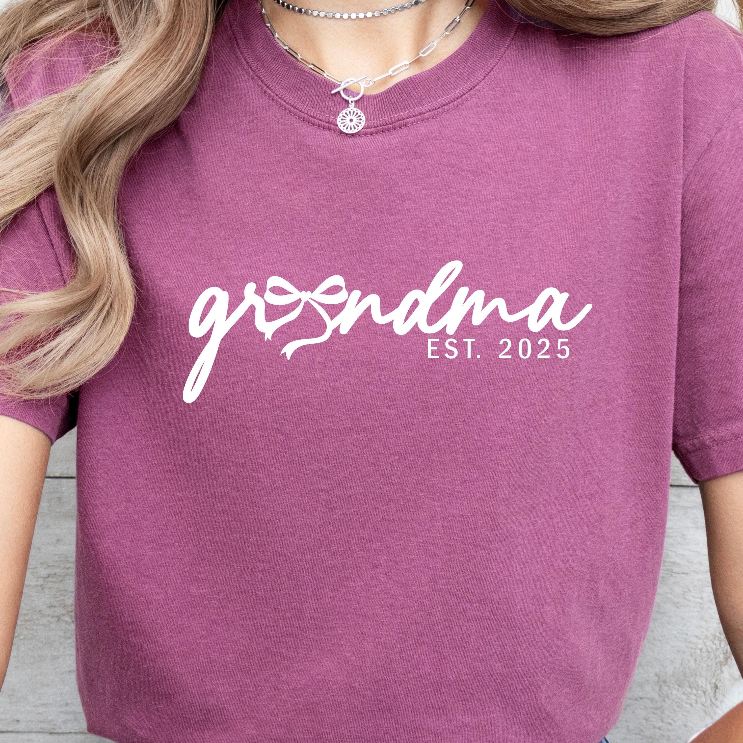 vintage grandma shirt for mothers day cute t shirt with bow personalized mama tee unique gift for grandmothers gpstj