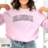 vintage grandma sweatshirt for birthday gift cute mothers day gift new baby announcement retro style crewneck gw2jr