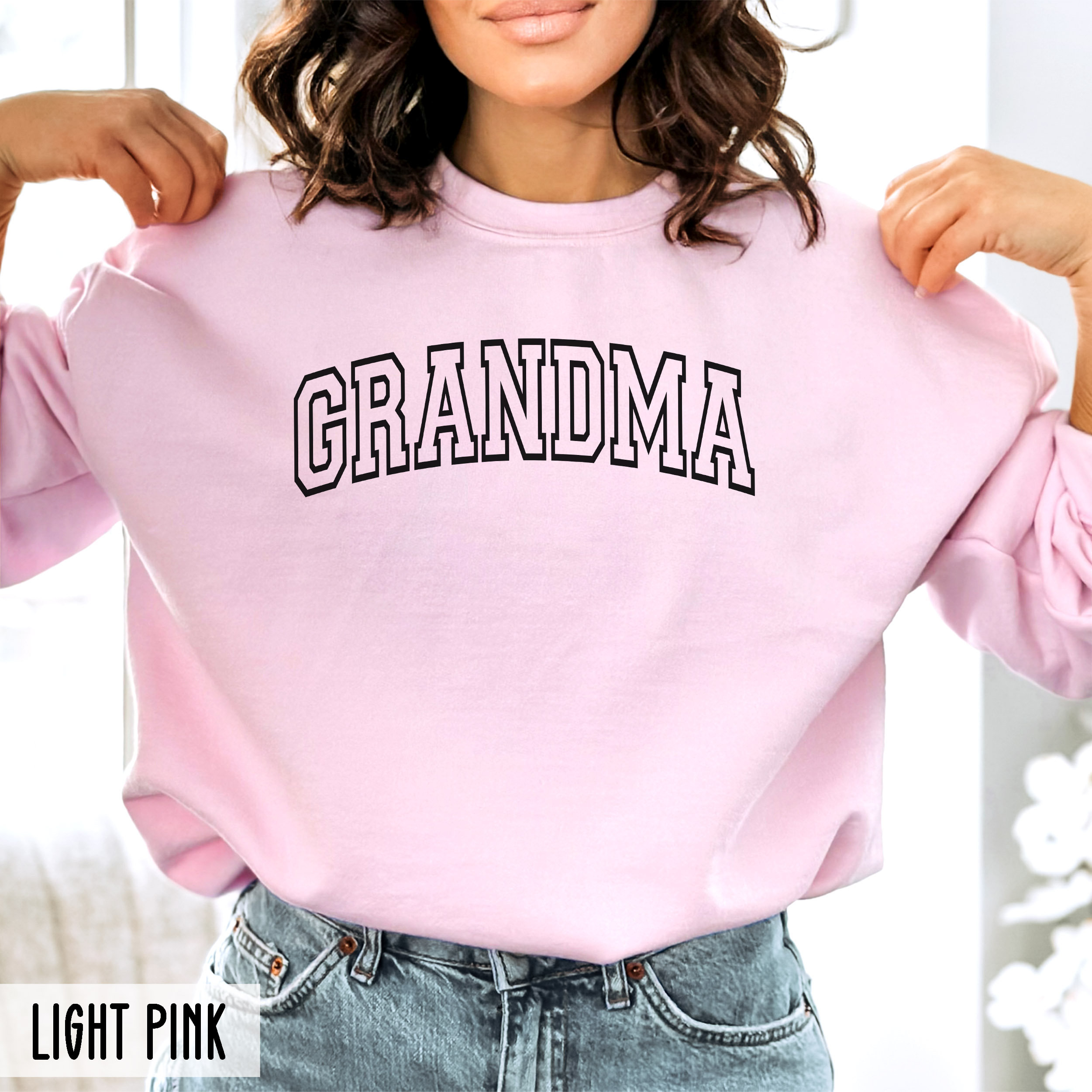 vintage grandma sweatshirt for birthday gift cute mothers day gift new baby announcement retro style crewneck gw2jr