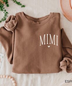 vintage grandma sweatshirt for mothers day gift personalized mimi shirt cozy sweatshirt for grandmothers oh9j3