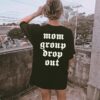 vintage inspired mom group dropout graphic tee for women retro grunge oversized t shirt perfect for moms wnzoa scaled