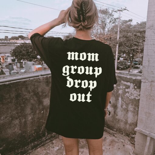 vintage inspired mom group dropout graphic tee for women retro grunge oversized t shirt perfect for moms wnzoa scaled