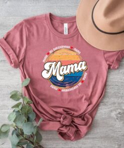 vintage mama 70s retro t shirt with boho floral design cute mom life tee for mothers day and everyday wear uplqq