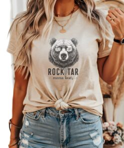 vintage mama bear shirt for mothers day cute mom t shirt with leopard print retro classic rock design best mom ever shirt xzkpj