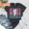 vintage mama shirt cute mom t shirt for mothers day leopard print mom life shirt motherhood apparel qegym