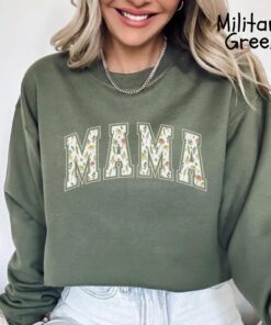 vintage mama sweatshirt floral graphic tee cute mama shirt for mothers day gift new mama t shirt 7vtns