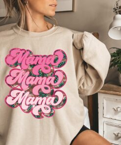 vintage mama sweatshirt for new moms pink gift sweater for mothers day funny mom shirt unique mama gifts ippmd