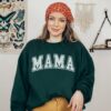 Vintage Mama Sweatshirt for Strong Women Funny Graphic Tee Womens Sweatshirt Ideal for Mothers Day Gifts