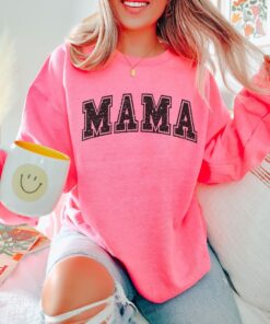 vintage mama sweatshirt for strong women funny graphic tee womens sweatshirt ideal for mothers day gifts zppwh