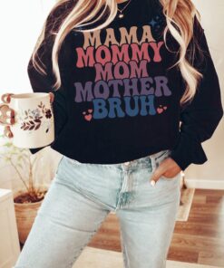 vintage mama sweatshirt funny mom life shirt for mothers boho style motherhood apparel perfect for moms 9bvm1