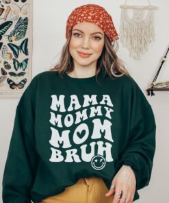 vintage mama sweatshirt funny mom shirt boho style for motherhood cute mom life apparel bphke