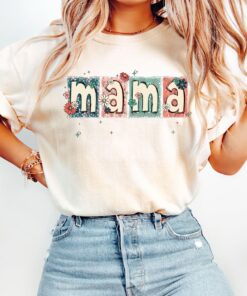 vintage mama t shirt floral boho style cute mom shirt for mothers day personalized mom gifts best mom ever shirt hvg3t