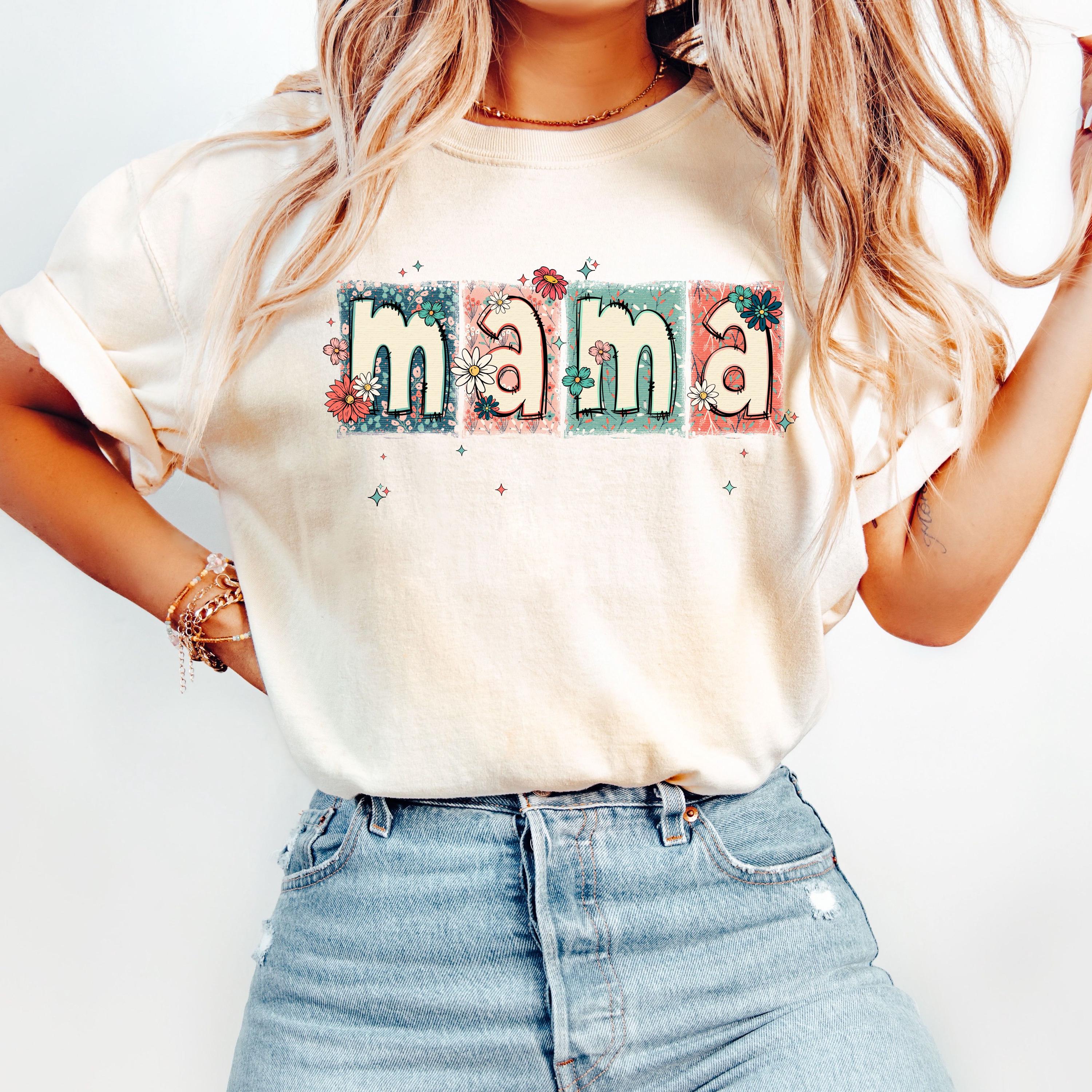 vintage mama t shirt floral boho style cute mom shirt for mothers day personalized mom gifts best mom ever shirt hvg3t scaled