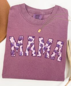 vintage mama t shirt for first mothers day gift new mom announcement cute mom life shirt with grapes design zqqtc