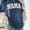 Vintage Mama T-Shirt for Strong Women Funny Mom Shirt Graphic Tee Perfect for Mothers Day Gifts Womens T-Shirt