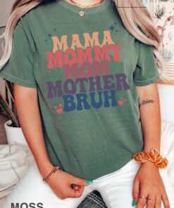 vintage mama t shirt funny mom life shirt boho style for mothers comfortable mommy shirt unique gift for mothers day j1nlt