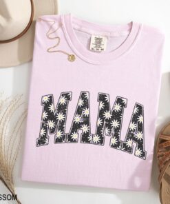 vintage mama t shirt with daisy graphic for strong women cute mom life tee ideal for mothers day gifts 75lq6