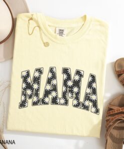 vintage mama t shirt with daisy graphic for strong women cute mom life tee ideal for mothers day gifts rjxqy