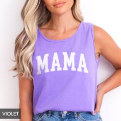 vintage mama tank top unisex fit pregnancy reveal tee best mom ever shirt for mothers day announcement wndb9