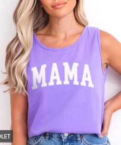 vintage mama tank top unisex fit pregnancy reveal tee best mom ever shirt for mothers day announcement wndb9