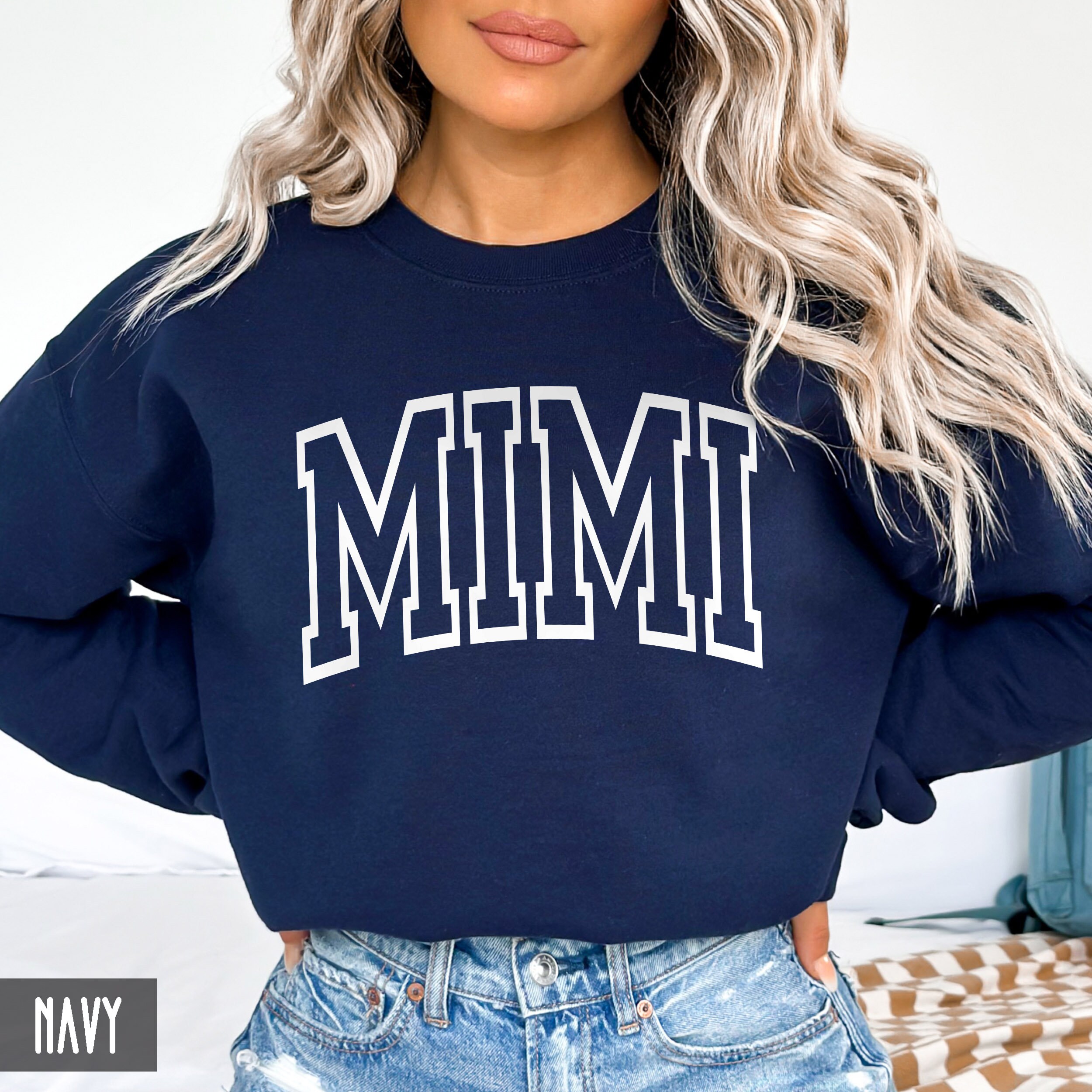 vintage mimi sweatshirt for new grandma birthday gift mothers day gift new baby announcement retro memaw crewneck q7r6b