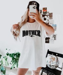 vintage mom graphic tee shirt for women cute retro oversized t shirt for moms pregnancy and mom life xy1fk