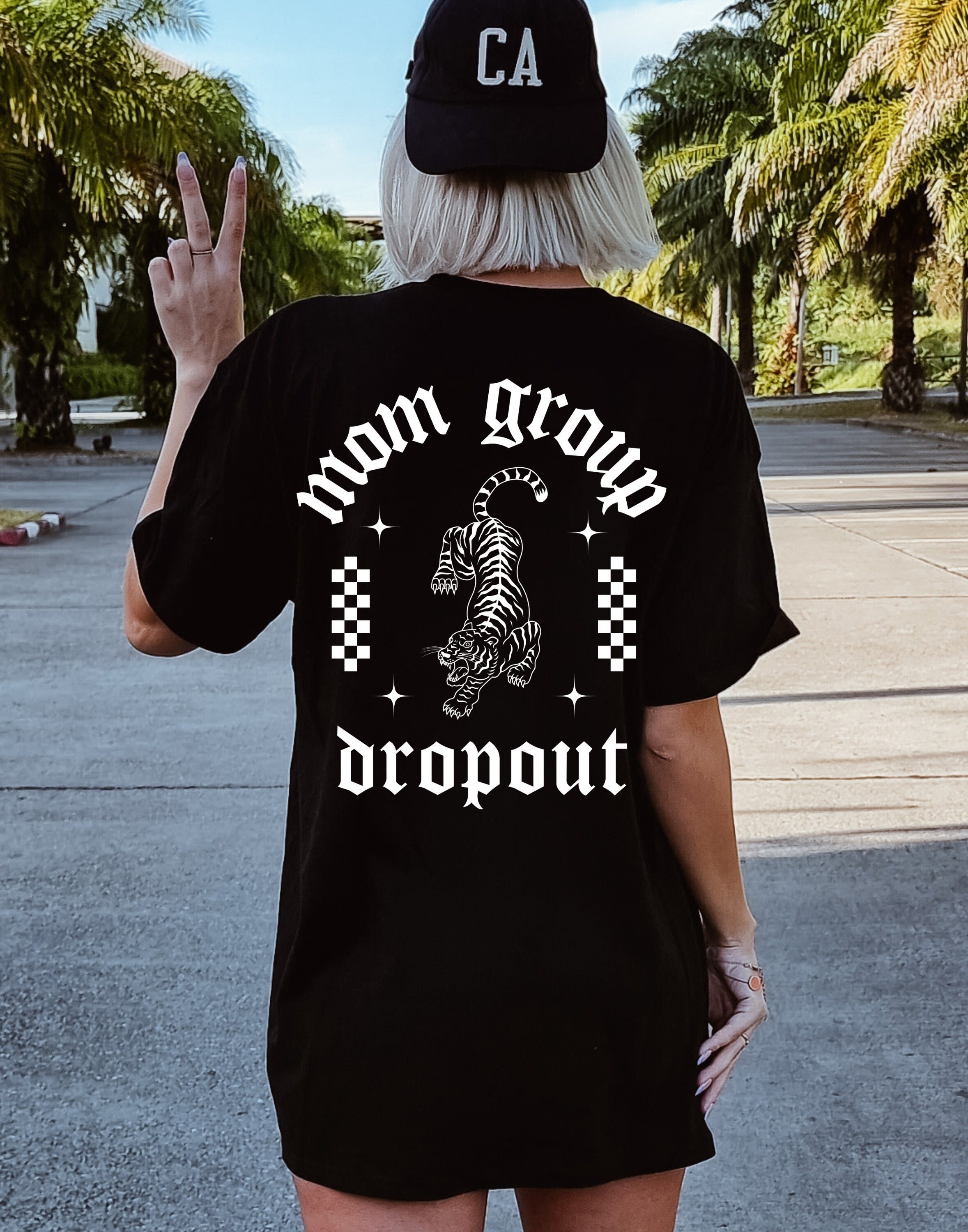 vintage mom group dropout graphic tee retro punk t shirt for women oversized gothic style ylpup scaled