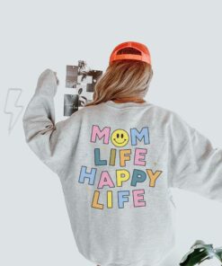 vintage mom life graphic hoodie sweatshirt for women funny mom shirt retro edgy gift for mothers day igspz