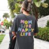 vintage mom life graphic tee shirt for women retro oversized top trendy mama t shirt perfect for mothers day gifts etrsu