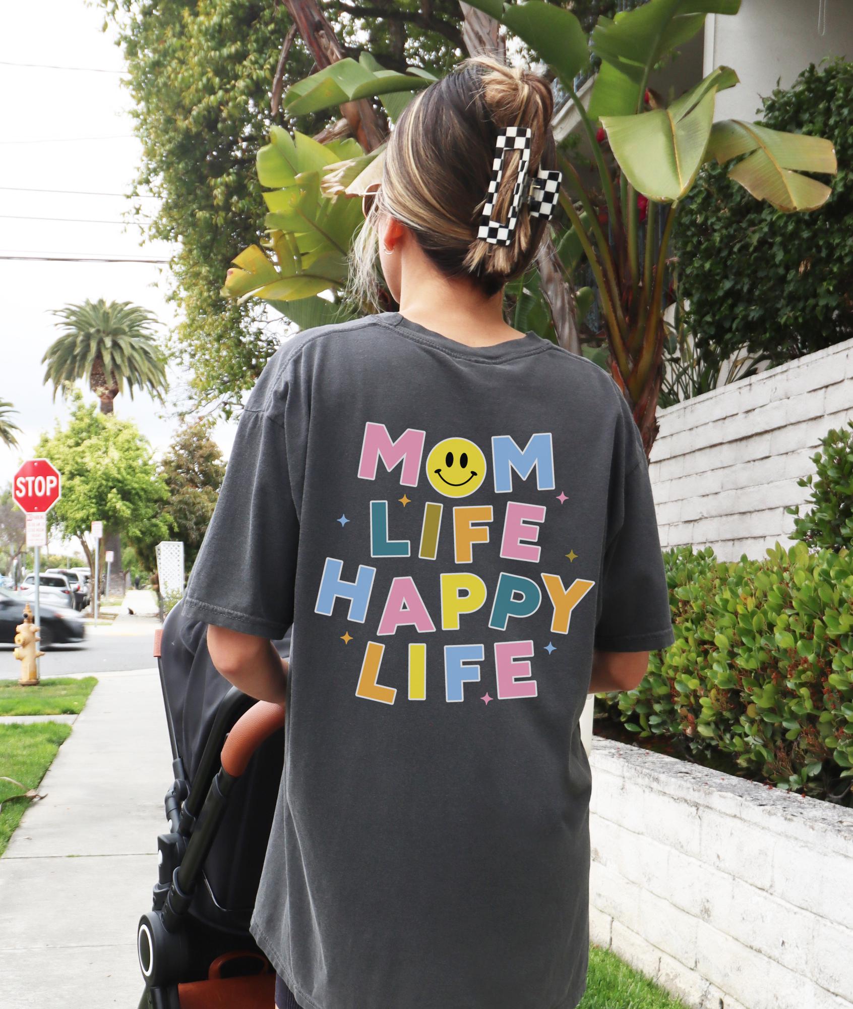 vintage mom life graphic tee shirt for women retro oversized top trendy mama t shirt perfect for mothers day gifts etrsu