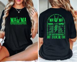 vintage mom life rock tour shirt for music lovers tired as a mother concert tee motherhood world tour vhv1z
