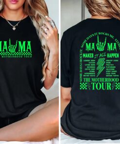 vintage mom life rock tour shirt for music lovers tired as a mother concert tee motherhood world tour vhv1z