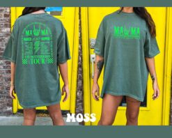 vintage mom life rock tour shirt for music lovers tired as a mother concert tee motherhood world tour wfzpv