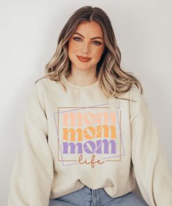 vintage mom life sweatshirt cute retro mother day shirt best mom gift from daughter or son funny new mom apparel yrhaf