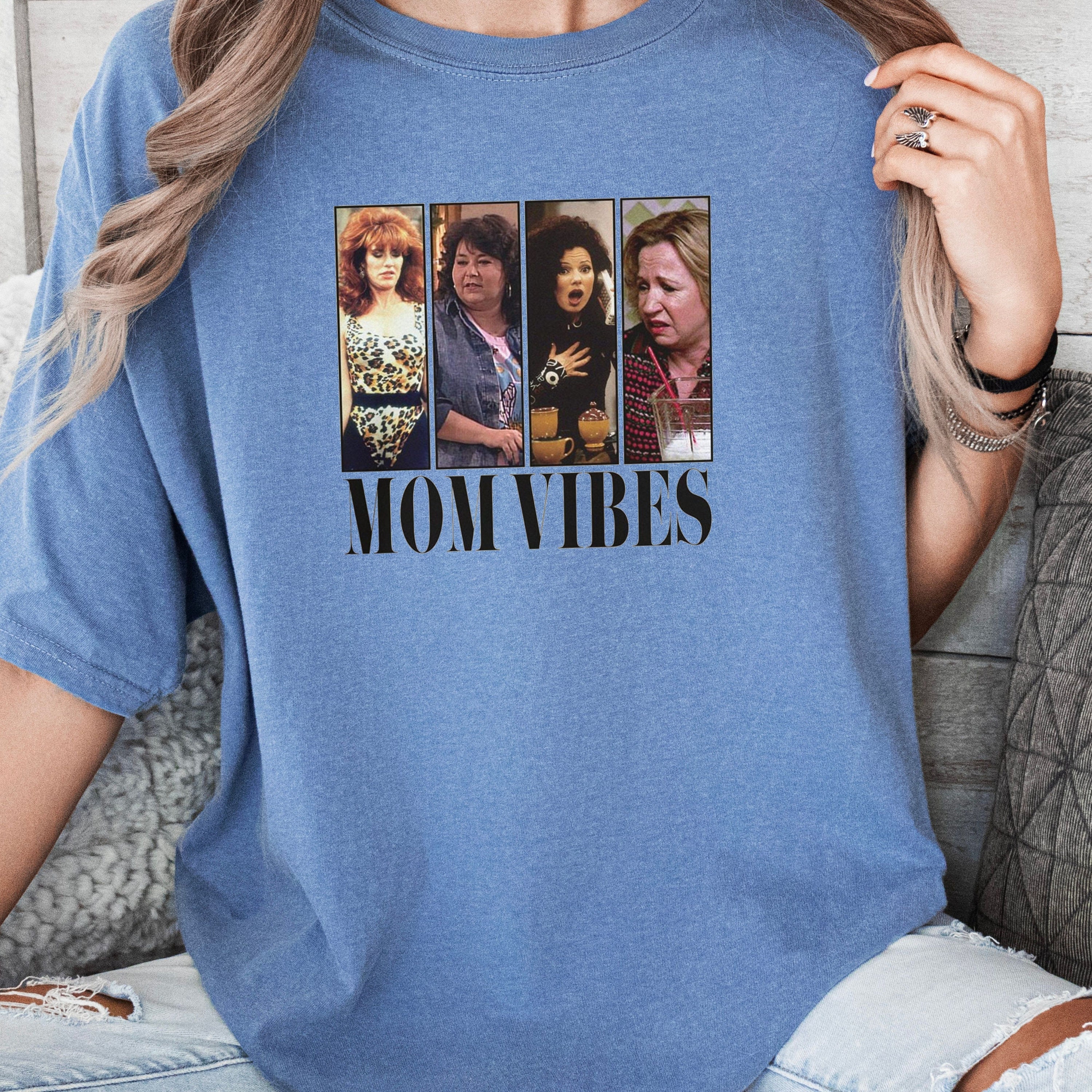 vintage mom vibes t shirt 90s style sitcom mom life shirt funny cool mom tee for mothers day and personalized gifts o0fzf