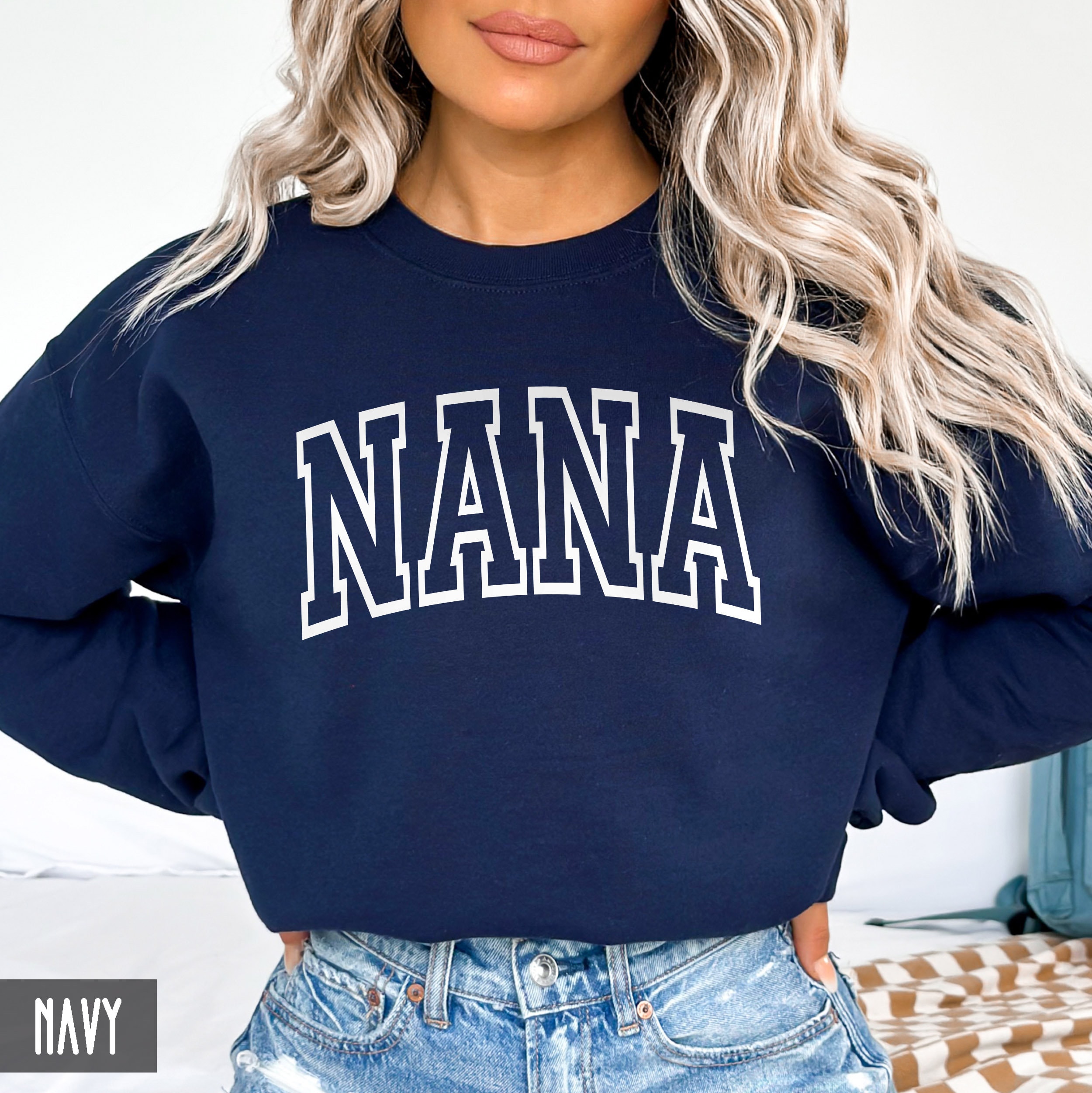 vintage nana sweatshirt for birthday gift cute mothers day gift new nana crewneck retro style grandma apparel y7ffu