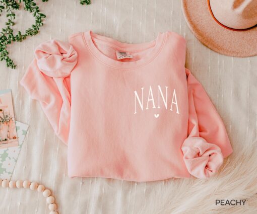 vintage nana sweatshirt for grandma mothers day gift cute sweatshirt baby announcement gift idea best grandma shirt aelvh