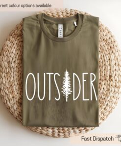 vintage outsider life shirt for nature lovers hiking tee outdoor enthusiast apparel trendy wanderlust t shirt djpkj