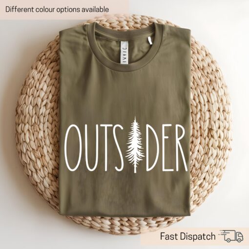 vintage outsider life shirt for nature lovers hiking tee outdoor enthusiast apparel trendy wanderlust t shirt djpkj