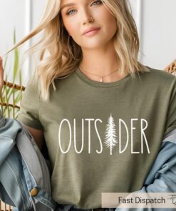 vintage outsider life shirt for nature lovers hiking tee outdoor enthusiast apparel trendy wanderlust t shirt epnhc